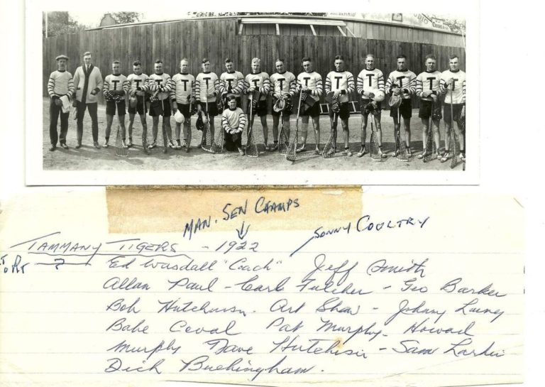 1922 Tammany Tigers_MB Senior Champions